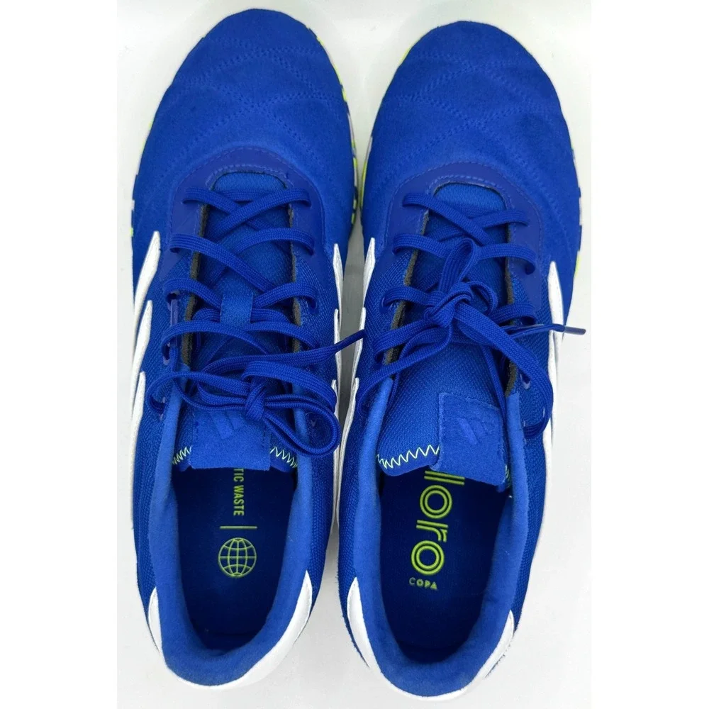 Sz 10.5 Mens Adidas Copa Gloro IN Blue White Yellow Indoor Soccer Shoes FZ6125